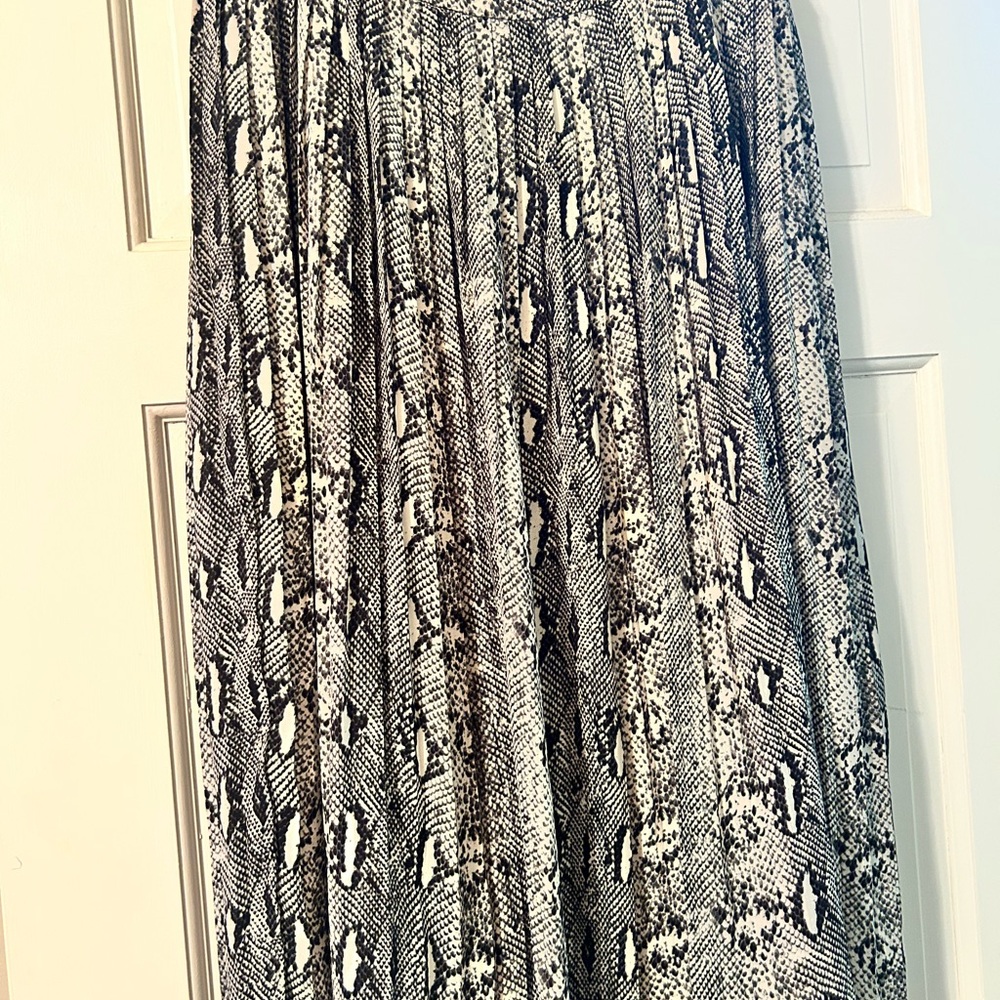 J. Crew Black and White Maxi Skirt